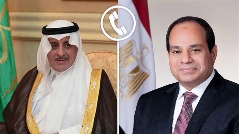 الرئيس السيسي  وأمير منطقة تبوك