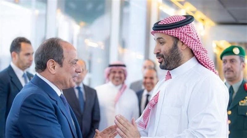 الرئيس السيسي وولي العهد السعودي 