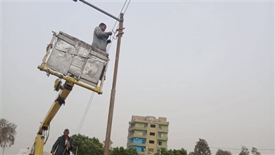 رفع كفاءة منظومة الإنارة بقرية منقباد بأسيوط لتعزيز مستوى الخدمات