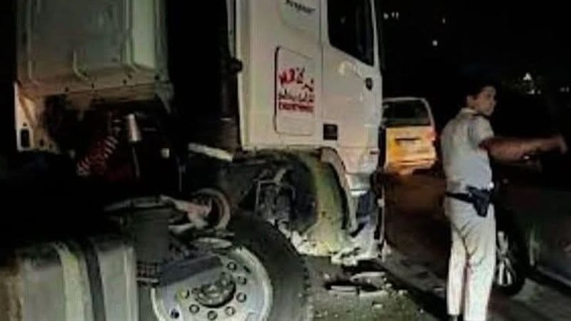 السيارة المتسببة في الحادث 