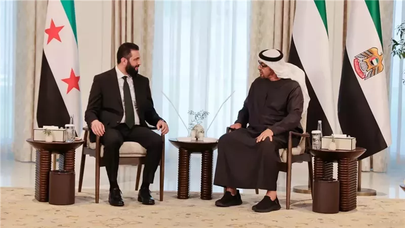 الرئيس الإماراتي ونظيره السوري