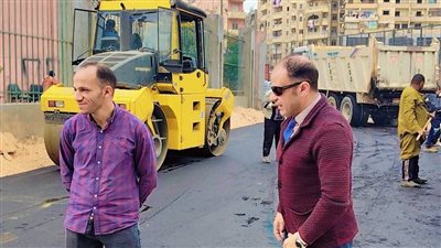 الانتهاء من تطوير ورصف دوران امتداد شارع الجيش بحي غرب