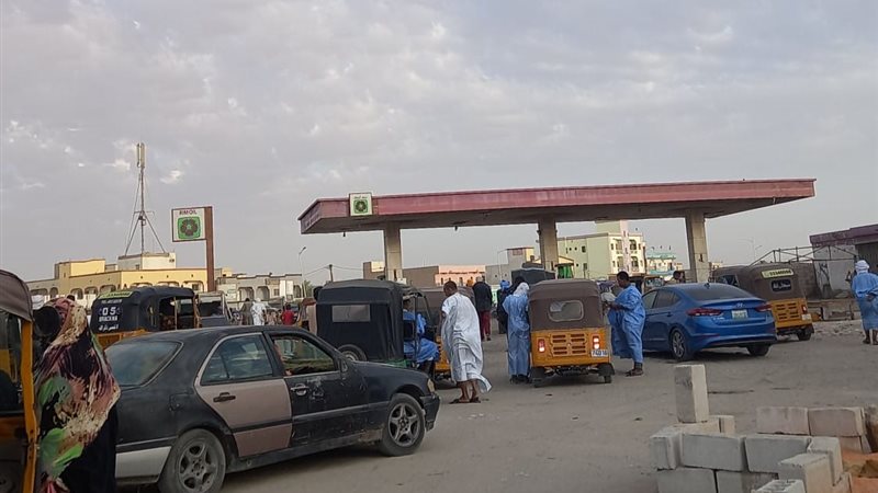 محطات بيع الوقود في العاصمة الموريتانية نواكشوط