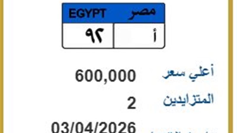 لوحة معدنية مميزة 