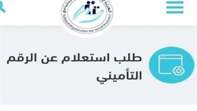 الاستعلام عن الرقم التأميني أونلاين 2026.. دليلك الكامل بالخطوات