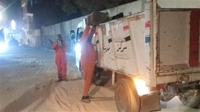 رفع 80 طن مخلفات خلال حملات النظافة بقرى مركز البداري بأسيوط 