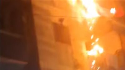 بسبب إطلاق الشماريخ خلال زفة عروسين اشتعال النيران داخل شقة بالمنيب 