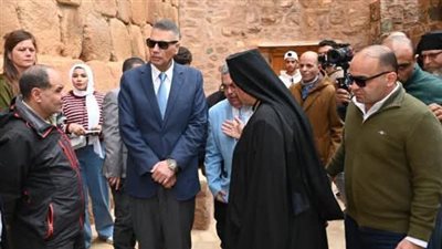 محافظ جنوب سيناء من دير سانت كاترين: مقصد عالمي يعزز السياحة الدينية والثقافية