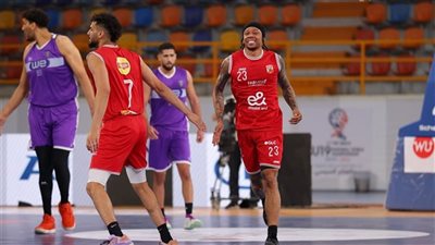الأهلي يختتم استعداداته لمواجهة بتروجت في ربع نهائي كأس مصر لكرة السلة