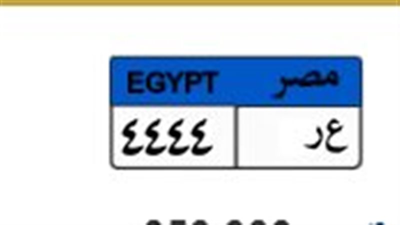 لوحة معدنية مميزة 