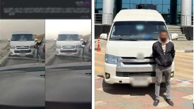 التحقيق مع سائق ميكروباص لسيره عكس الاتجاه بالجيزة وتعريض حياة المواطنين للخطر