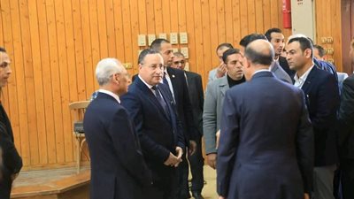 وزير التعليم العالي يتفقد سير الأعمال التنفيذية بجامعة المنيا التكنولوجية