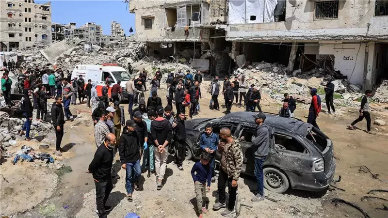 مكان استهداف إسرائيل لسائق دراجة في غزة اليوم 