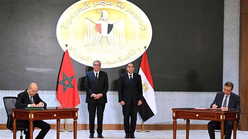 الدكتور مصطفى مدبولي ونظيره المغربي