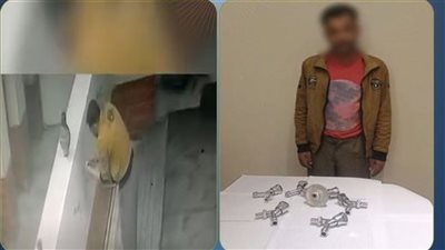 القبض على عاطل لاتهامه بسرقة صنابير مياه أحد المساجد بالغربية
