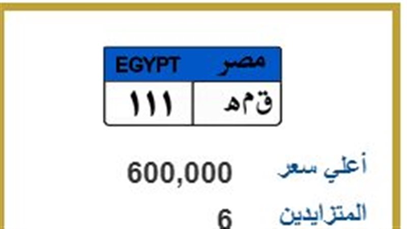 لوحة معدنية مميزة 
