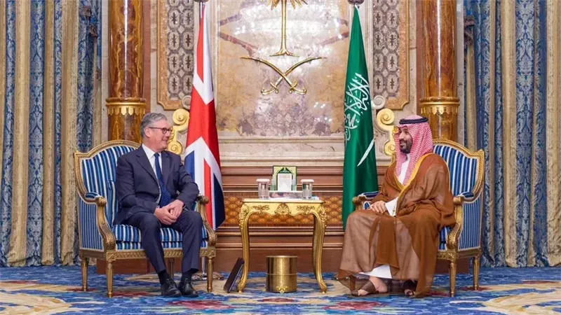 محمد بن سلمان وكير ستارمر