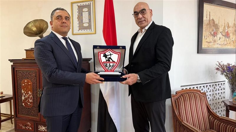 هشام نصر وسفير مصر بالجزائر