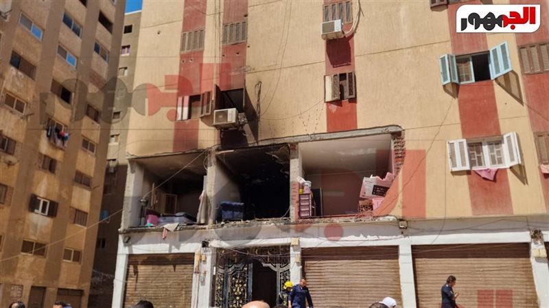 اثار الحادث 
