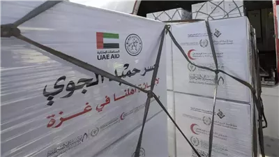 الإمارات تواصل دعم غزة.. 100 طن مساعدات تصل العريش عبر الجسر الجوي