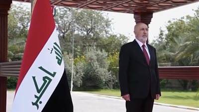 خلال مراسم رسمية.. الرئيس العراقي نزار أميدي يتسلم مهام منصبه
