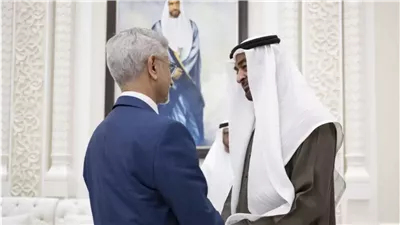 رئيس الإمارات ووزير خارجية الهند يبحثان تطورات الشرق الأوسط وتعزيز الشراكة الاستراتيجية