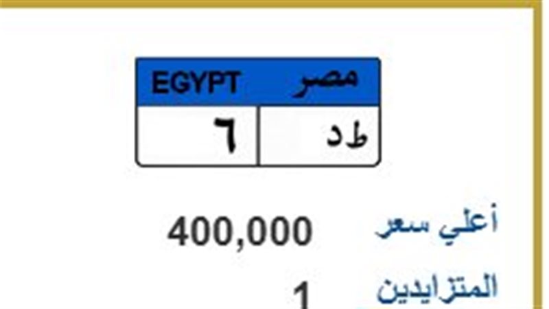 لوحة معدنية مميزة 