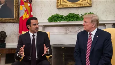 أمير قطر وترامب يبحثان تهدئة التوترات الإقليمية وتكثيف الجهود الدولية لتفادي التصعيد