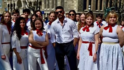 أحمد العوضي يروّج لفيلم “شمشون ودليلة” ويشوق الجمهور للعمل الجديد