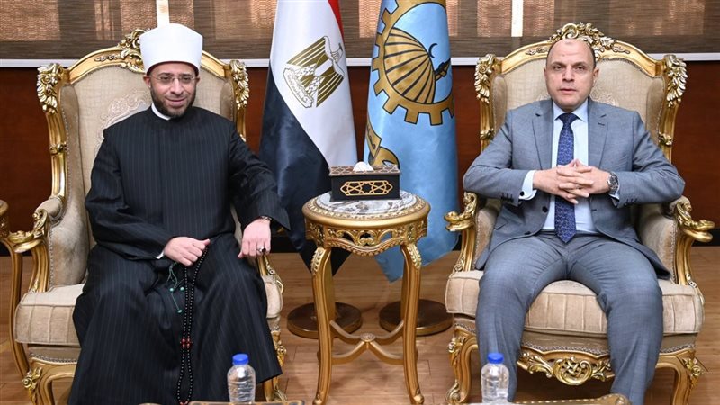 محافظ الغربية يستقبل وزير الأوقاف