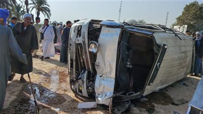 ننشر أسماء المتوفين والمصابين في حادث طريق أسيوط الزراعي 