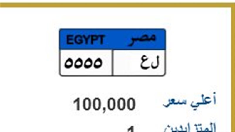 لوحة معدنية مميزة 