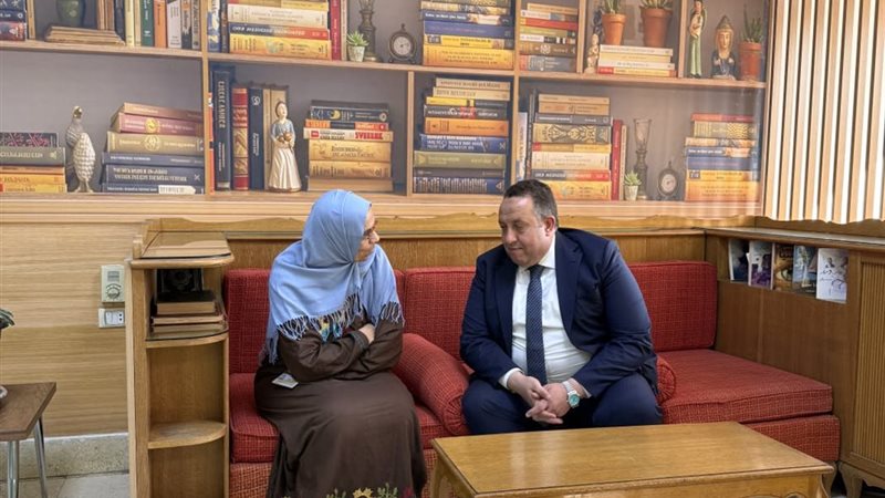 خلال الزيارة 