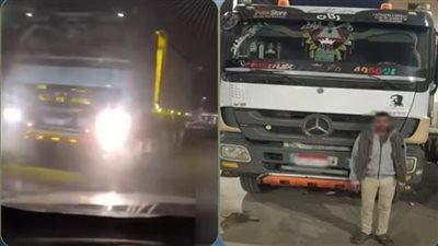 بتهمة السير عكس الإتجاه.. قائد سيارة نقل يواجه هذه العقوبة طبقا للقانون
