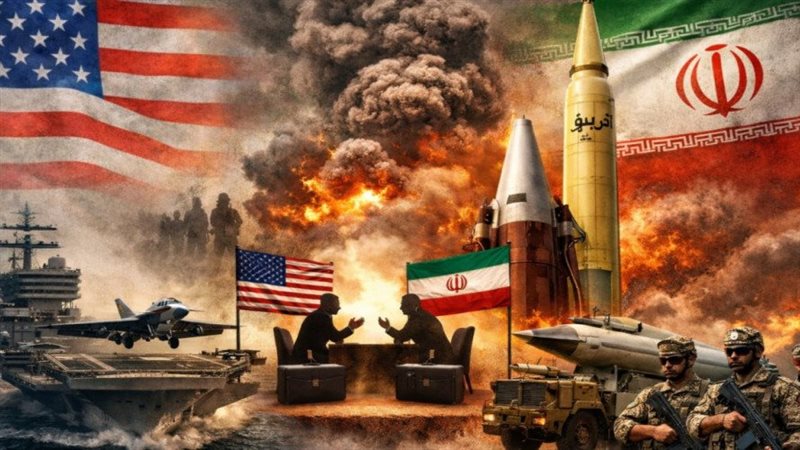 حرب أمريكا على إيران 