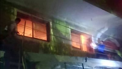 حريق هائل بسبب انفجار أنبوبة غاز في أوسيم.. وإصابة 3 أشخاص باختناق
