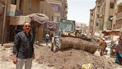 تطوير ورفع كفاءة الشوارع الرئيسية والفرعية بمنفلوط.. ضمن خطة تحسين شبكة الطرق