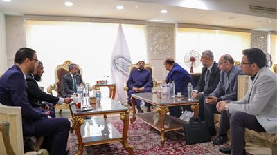 أمين البحوث الإسلاميَّة يبحث التعاون مع وفد الجامعة الإسلاميَّة بالمالديف