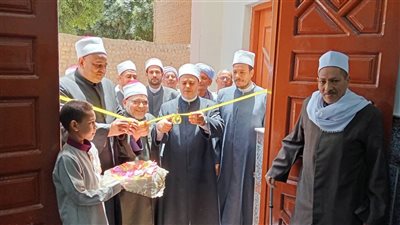 وكيل أوقاف أسيوط يفتتح المسجد الكبير بقرية بنى زيد