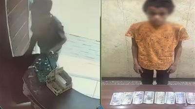 طفل يستغل “لحظة غفلة” ويستولي على مبلغ مالي من صيدلية بسوهاج 