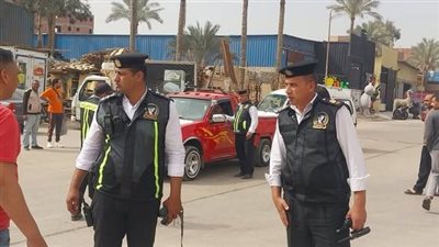 حملات مرورية مكبرة تستهدف الميادين والشوارع الرئيسية بالمرج|صور  