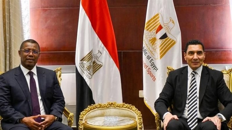 جوهر نبيل ورئيس الاتحاد الافريقي للجودو