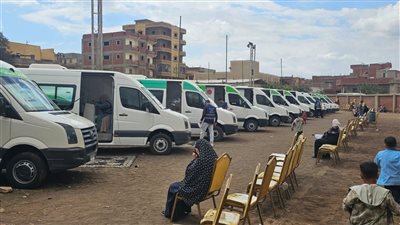 4518 مواطن مستفيدون .. محافظ الغربية يتابع قافلة طبية بنيشيل بقطور