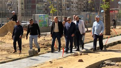 محافظ الدقهلية يتابع أعمال إنشاء حديقة 
