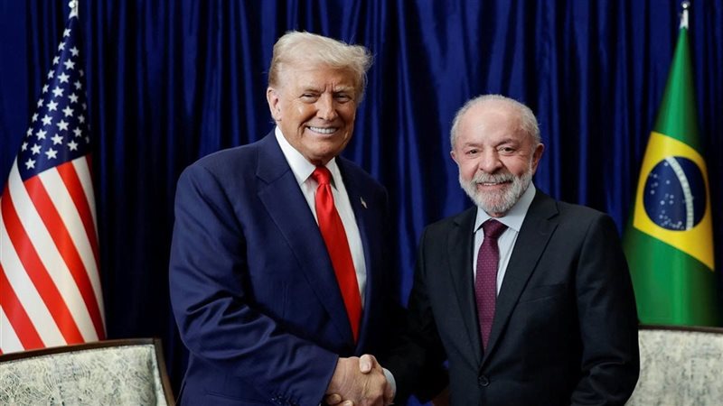 الرئيس الأمريكي ونظيره البرازيلي 