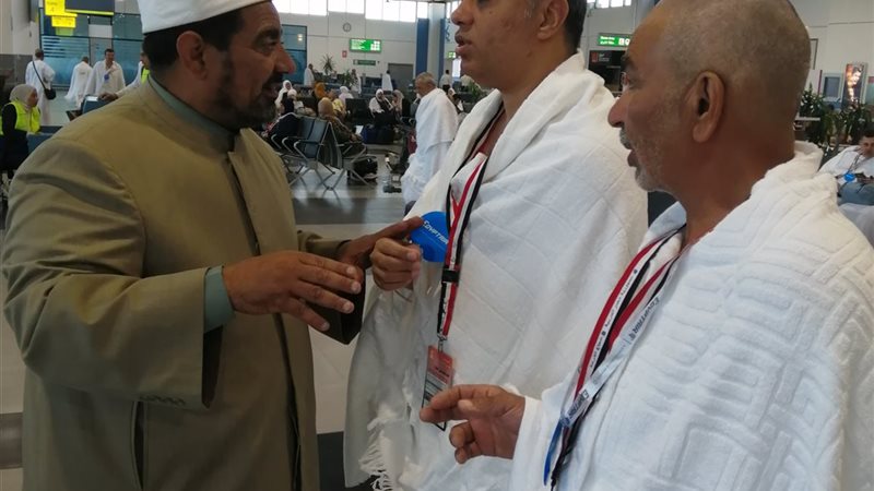 جانب من التوعية للحجاج 
