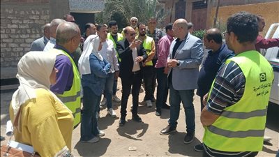 نائب محافظ الجيزة يتفقد مشروعات البدرشين ويشدد على رفع معدلات التنفيذ