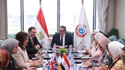 وزير الصحة يبحث مع سفير بريطانيا بمصر تعزيز التعاون المشترك بالمجالات الصحية