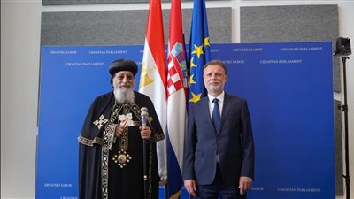 البابا تواضروس يزور مقر البرلمان الكرواتي