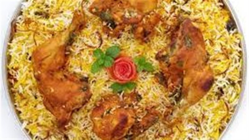 البرياني بالدجاج 